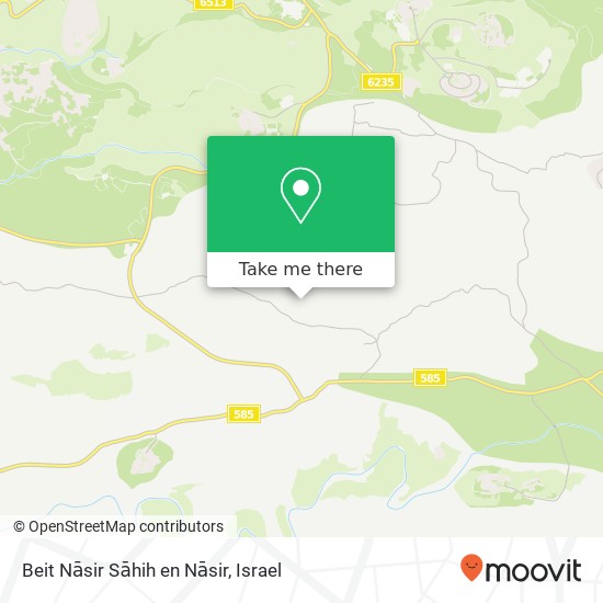 Beit Nāsir Sāhih en Nāsir map