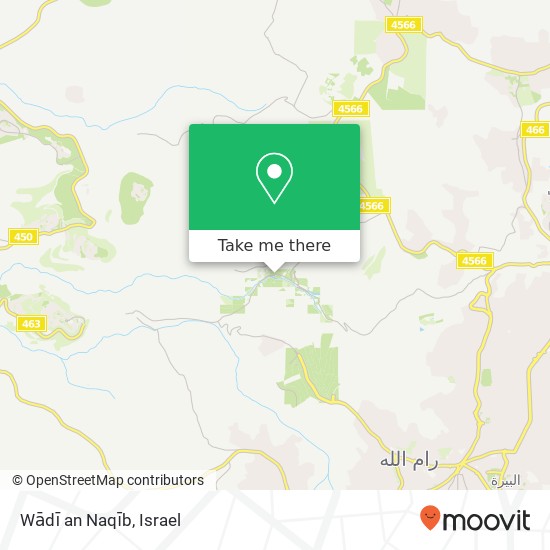 Wādī an Naqīb map