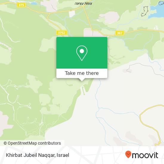 Khirbat Jubeil Naqqar map