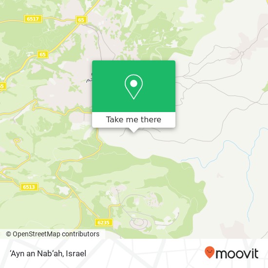 ‘Ayn an Nab‘ah map