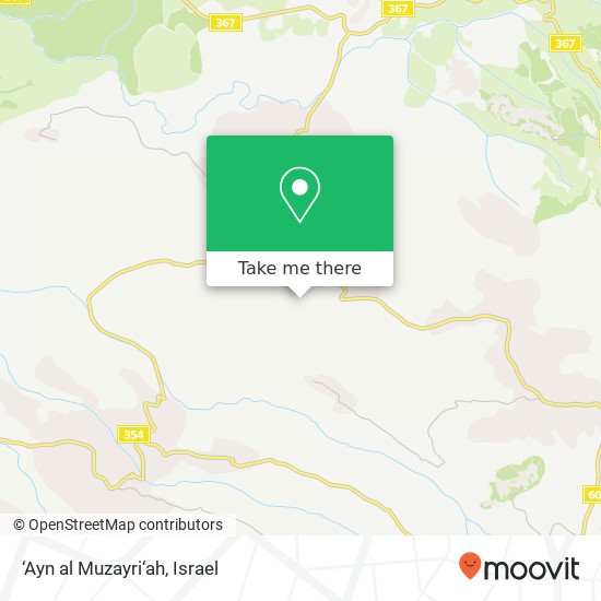 ‘Ayn al Muzayri‘ah map
