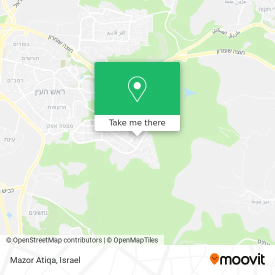 Карта Mazor Atiqa