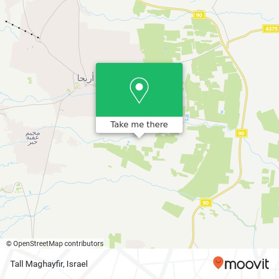 Карта Tall Maghayfir