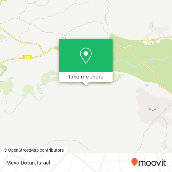 Mevo Dotan map