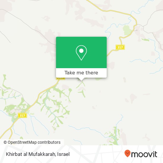 Khirbat al Mufakkarah map