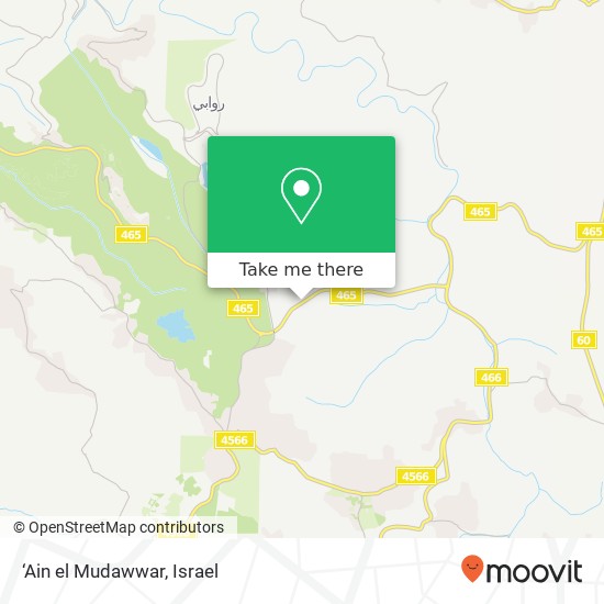 ‘Ain el Mudawwar map