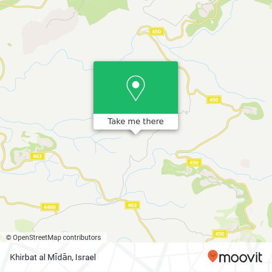 Khirbat al Mīdān map