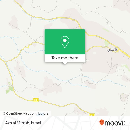 Карта ‘Ayn al Mizrāb