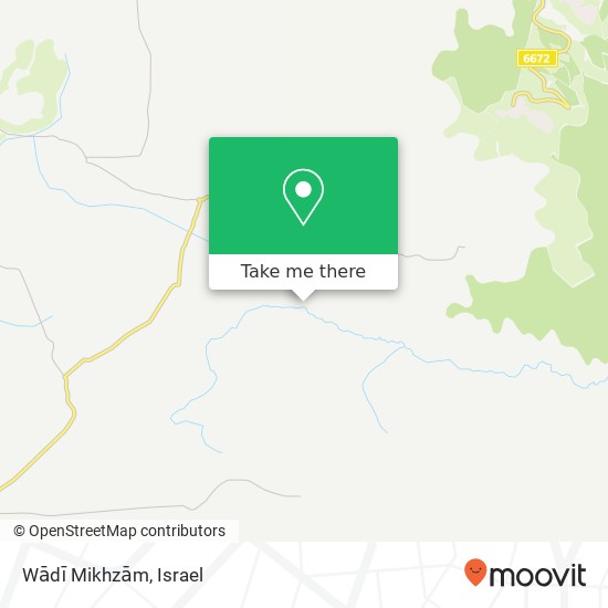 Wādī Mikhzām map