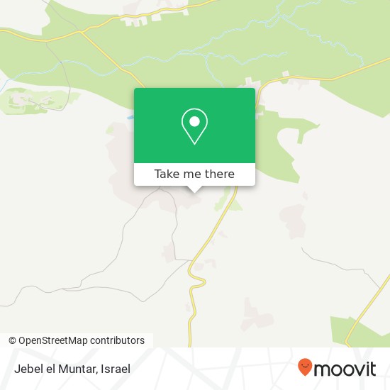 Карта Jebel el Muntar