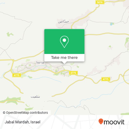 Jabal Mardah map