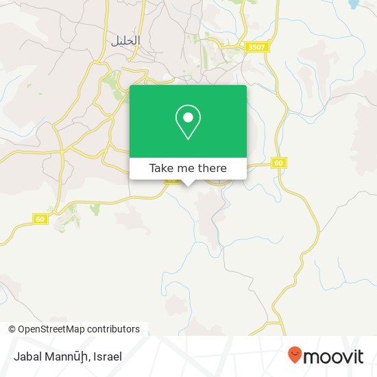 Карта Jabal Mannūḩ