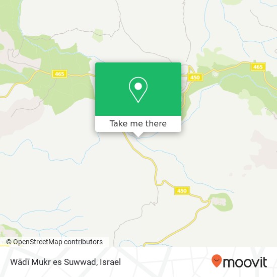 Wādī Mukr es Suwwad map