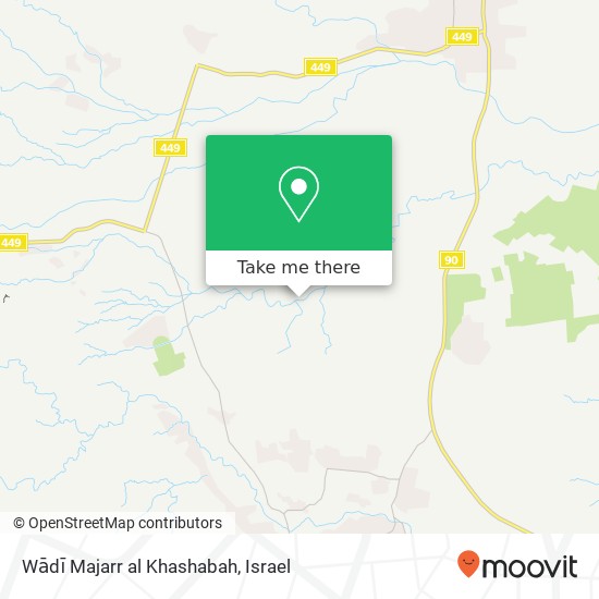 Wādī Majarr al Khashabah map