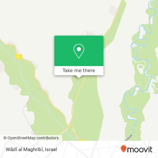 Карта Wādī al Maghribī
