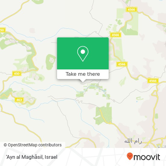 Карта ‘Ayn al Maghāsil