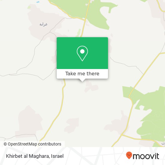 Khirbet al Maghara map