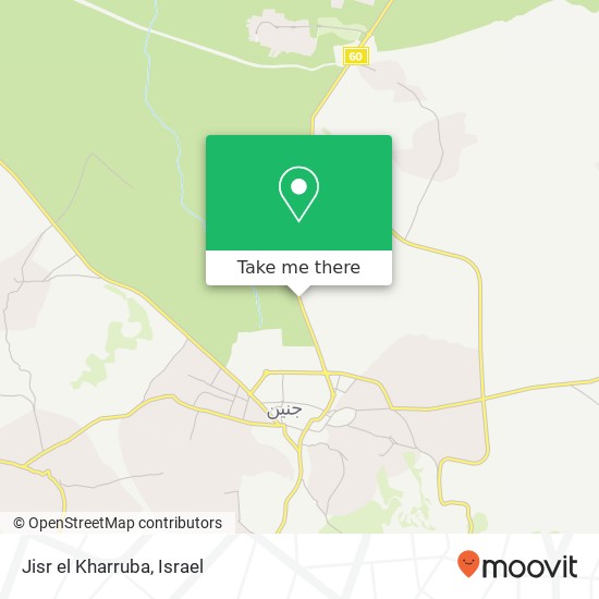 Jisr el Kharruba map