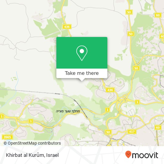 Khirbat al Kurūm map