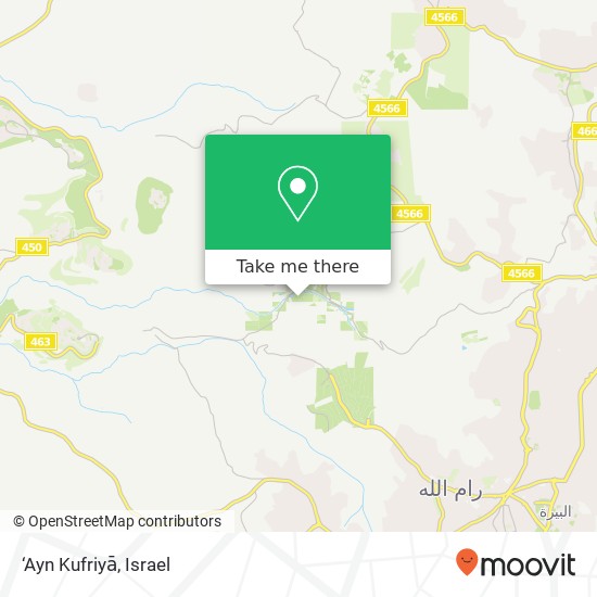 ‘Ayn Kufriyā map