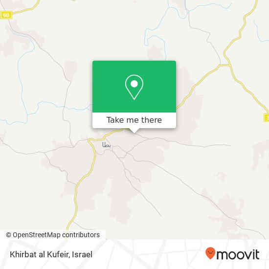 Khirbat al Kufeir map