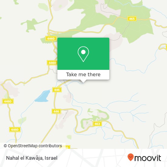 Карта Nahal el Kawāja