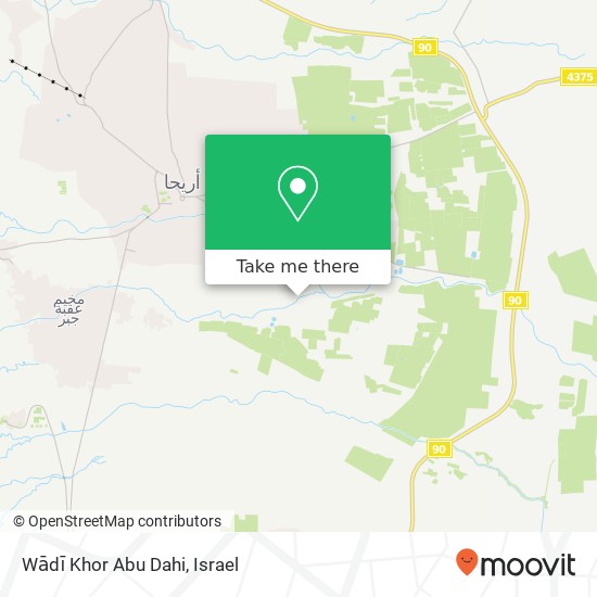 Wādī Khor Abu Dahi map