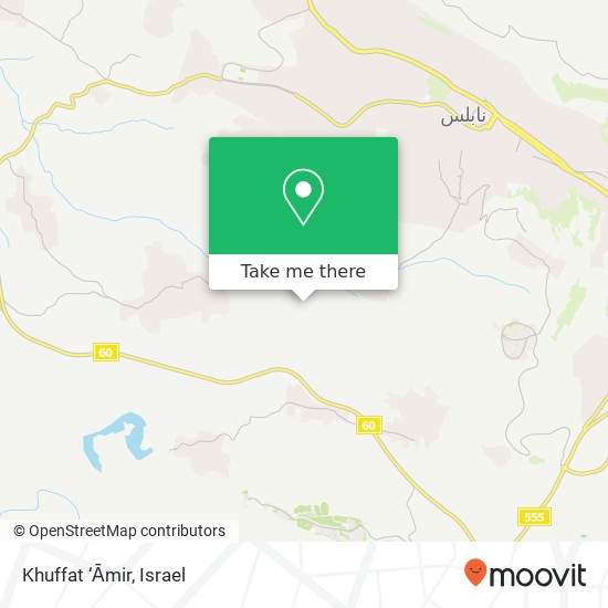 Карта Khuffat ‘Āmir