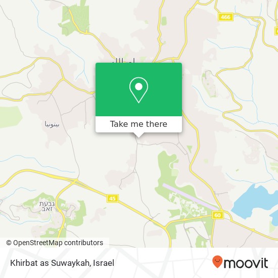 Khirbat as Suwaykah map