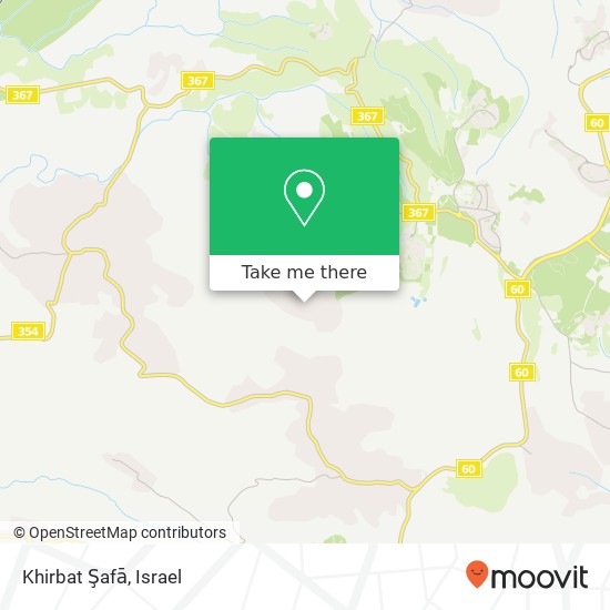 Карта Khirbat Şafā