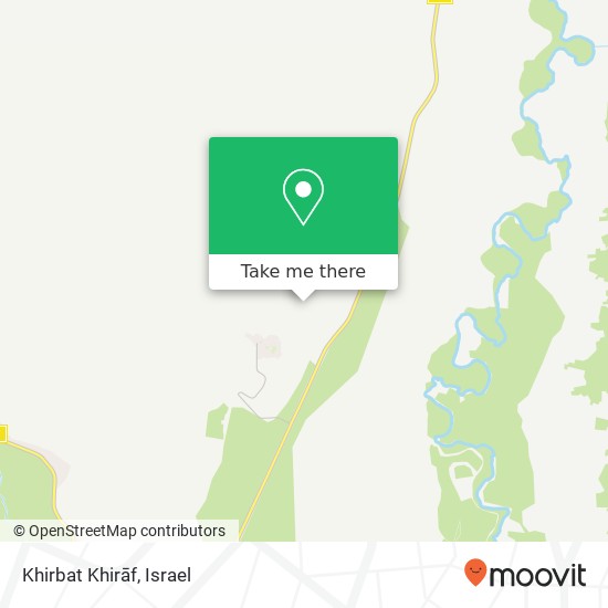 Khirbat Khirāf map