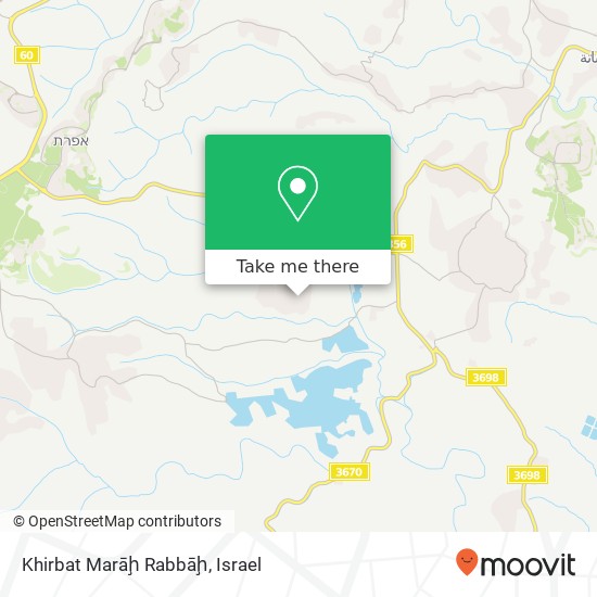Khirbat Marāḩ Rabbāḩ map
