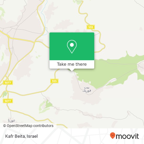 Карта Kafr Beita