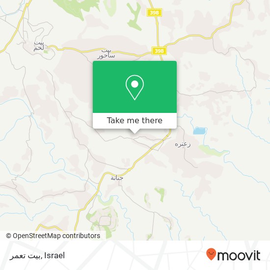 بيت تعمر map