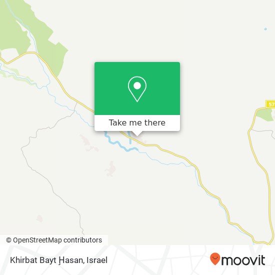 Khirbat Bayt Ḩasan map