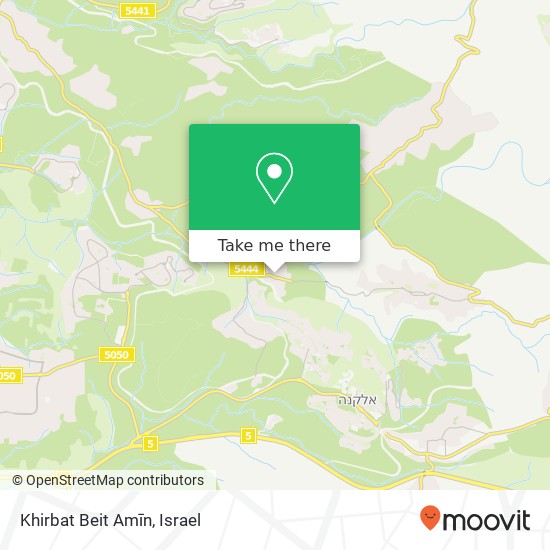 Карта Khirbat Beit Amīn