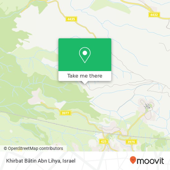 Карта Khirbat Bātin Abn Lihya