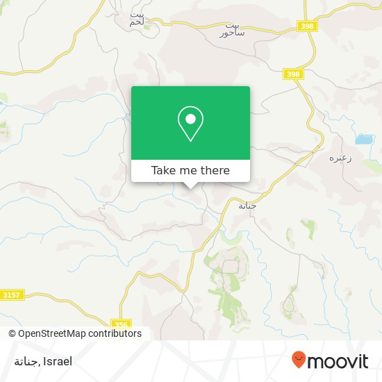 جناتة map