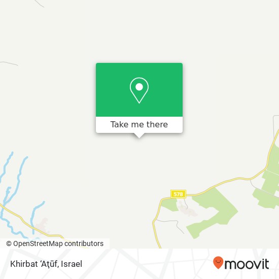 Карта Khirbat ‘Aţūf