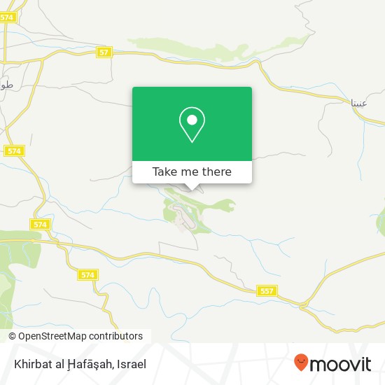 Карта Khirbat al Ḩafāşah