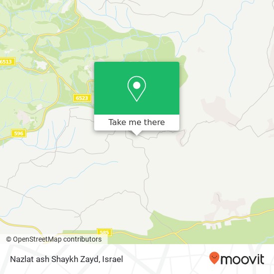 Nazlat ash Shaykh Zayd map