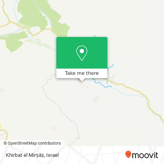 Карта Khirbat el Mirṣāṣ