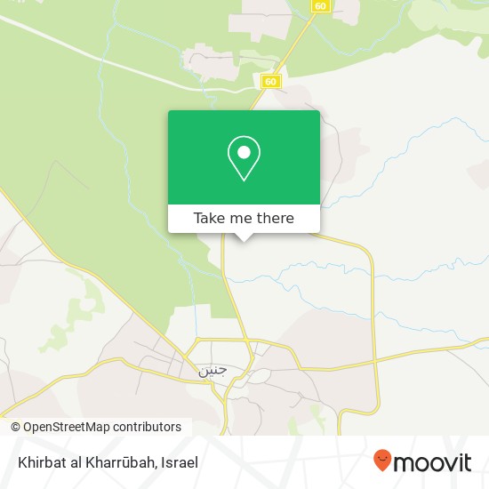 Карта Khirbat al Kharrūbah