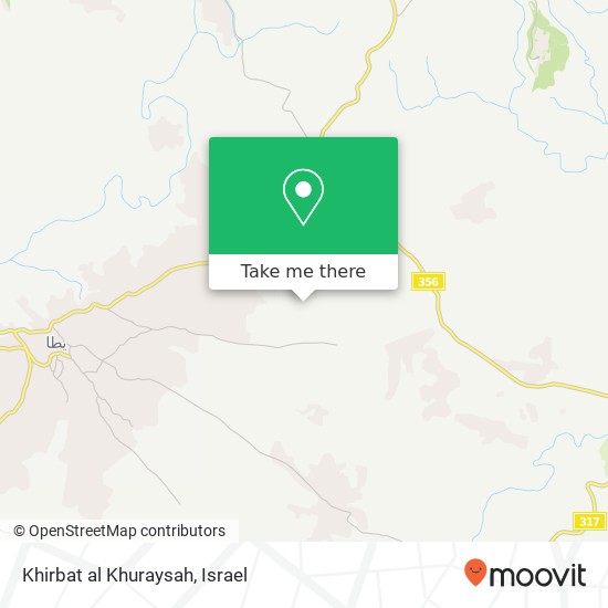 Khirbat al Khuraysah map