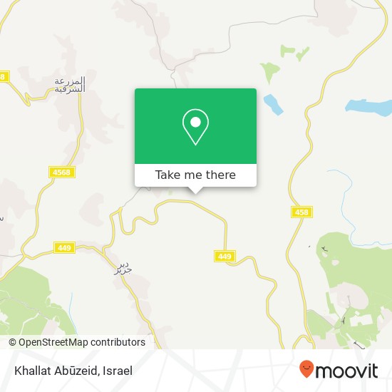 Khallat Abūzeid map