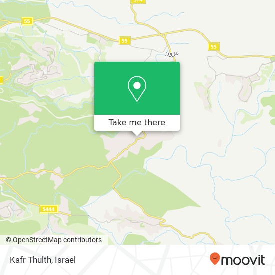 Kafr Thulth map