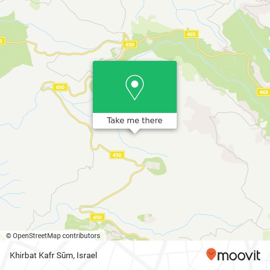Карта Khirbat Kafr Sūm