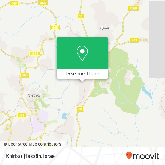 Khirbat Ḩassān map