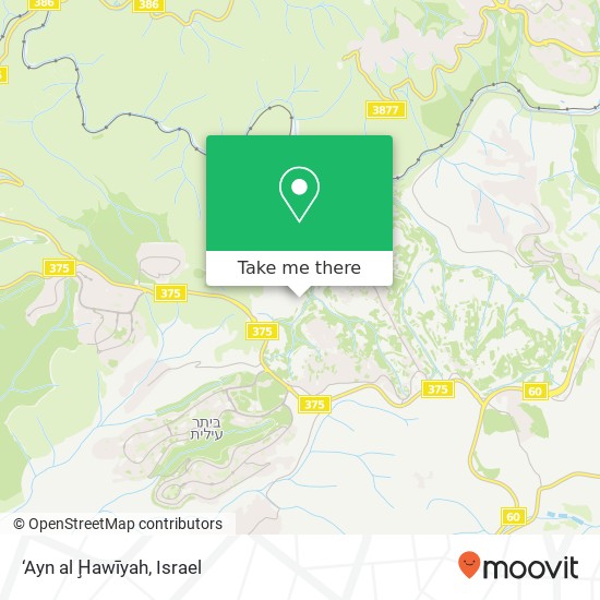 Карта ‘Ayn al Ḩawīyah