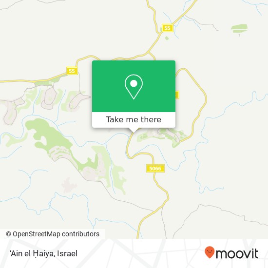 ‘Ain el Ḥaiya map